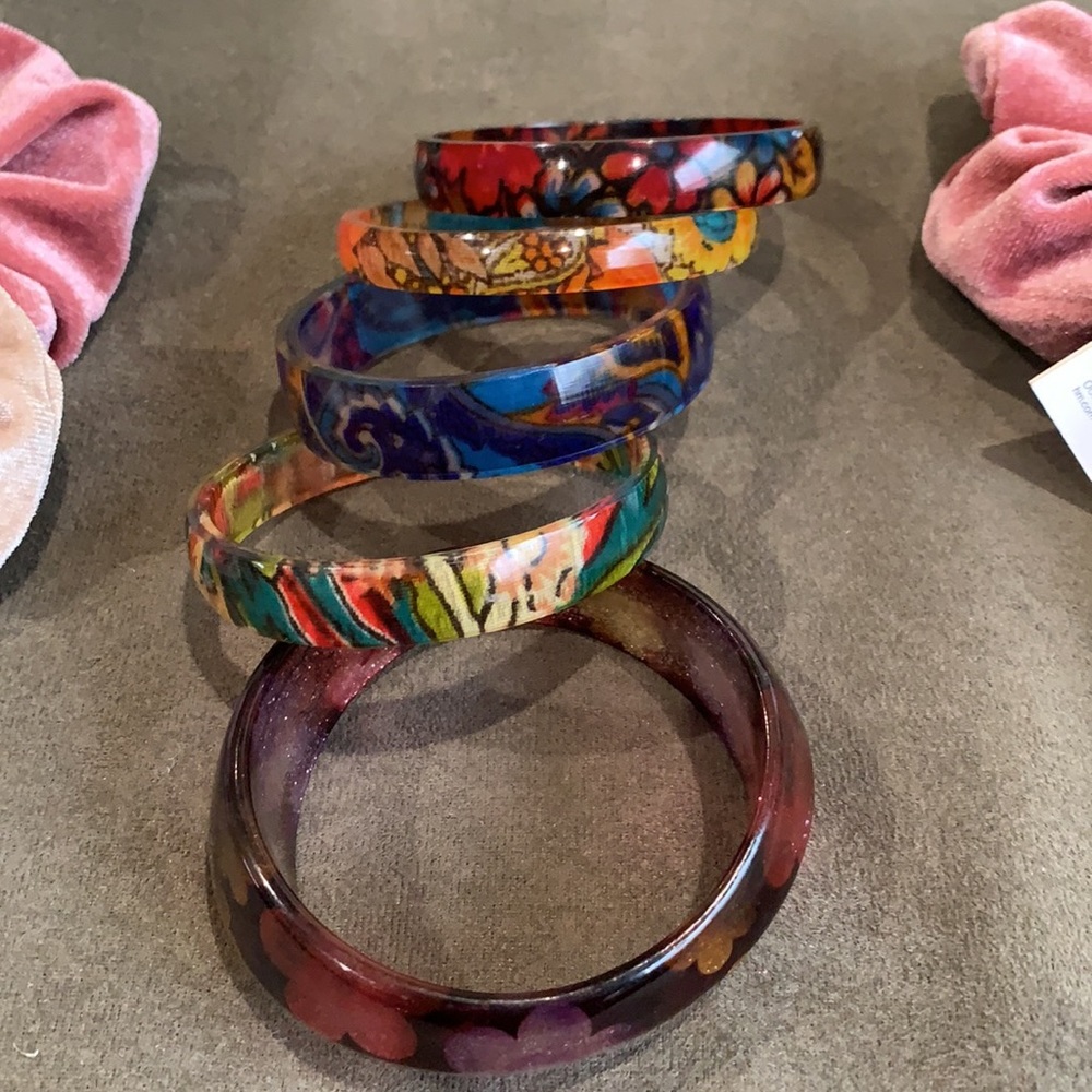 Buy 2/12 🌸 Bundle-Bangles & pair hair bends - Picture 4 of 8